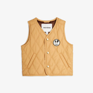 Gilet trapuntato con patch