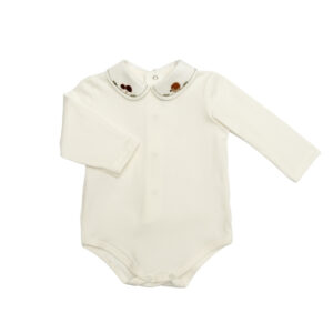 Body colletto ricamato autunno