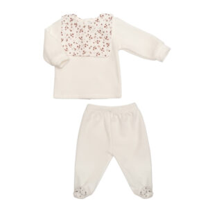 Completo due pezzi fiori