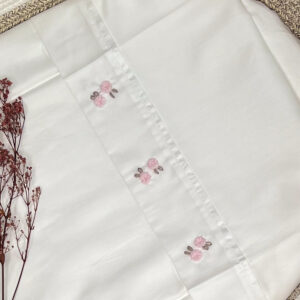 Set lenzuolino con roselline