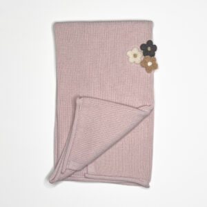 Coperta in lana fiori