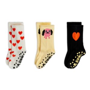 Set 3 Paia Calzini Antiscivolo Cagnolini