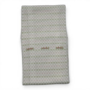 Coperta in filo ricamata